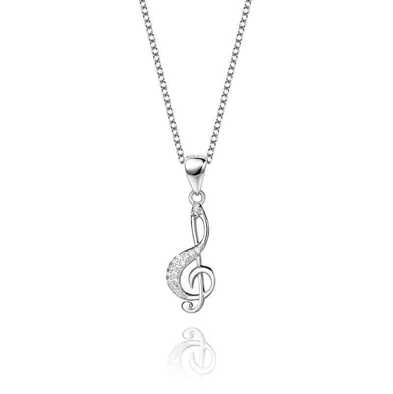 Collier argent rh Musique 10108745