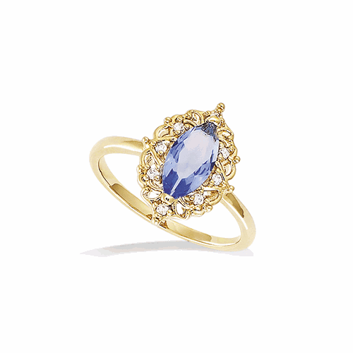 Bague en plaqué or – 12ED0430TZ