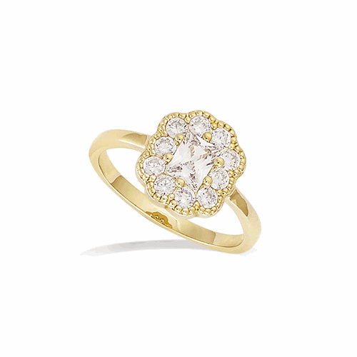 Bague en plaqué or – 12ED0670CZ