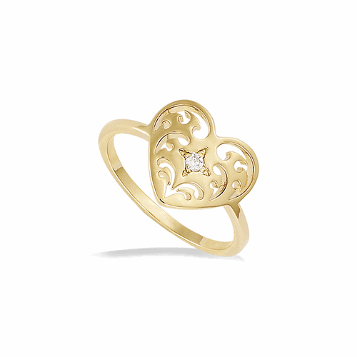 Bague en plaqué or – 12ED1240CZ