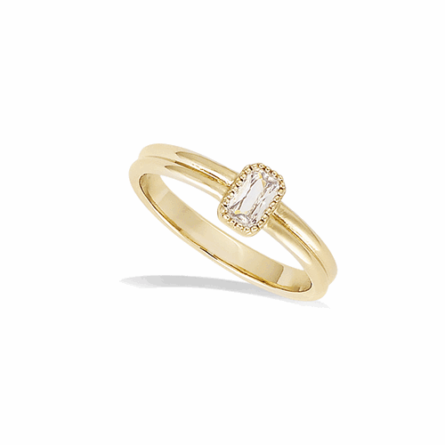 Bague en plaqué or – 12ED1550CZ