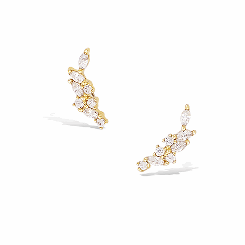 Boucles d’oreilles en plaqué or – 22ED0370CZ