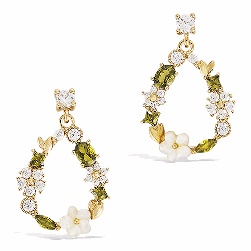 Boucles d’oreilles en plaqué or – 22ED0570OL
