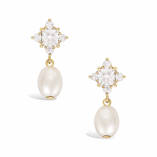 Boucles d’oreilles en plaqué or – 22ED0650SP