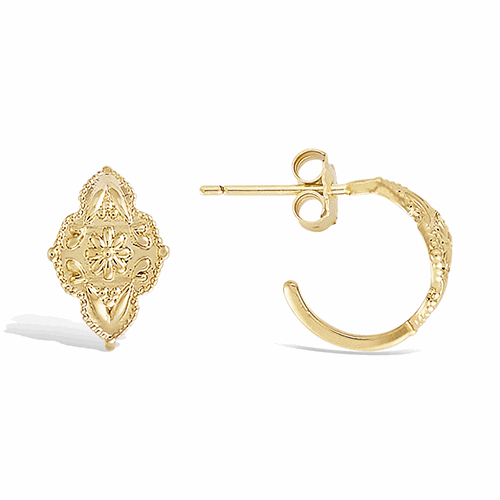 Boucles d’oreilles en plaqué or – 22ED0680