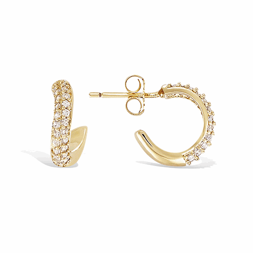 Boucles d’oreilles en plaqué or – 22ED1020CZ