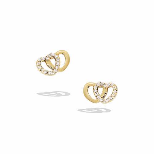 Boucles d’oreilles en plaqué or – 22ED1120CZ