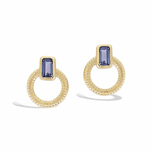 Boucles d’oreilles en plaqué or – 22ED1220TZ