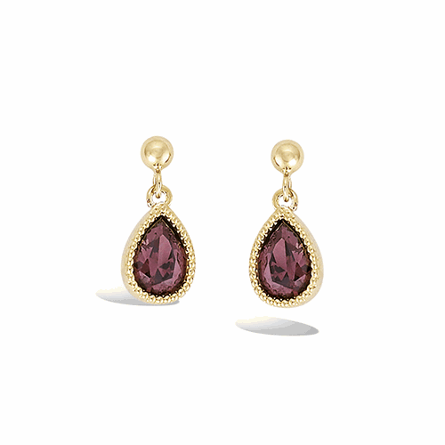Boucles d’oreilles en plaqué or – 22ED1940SKR