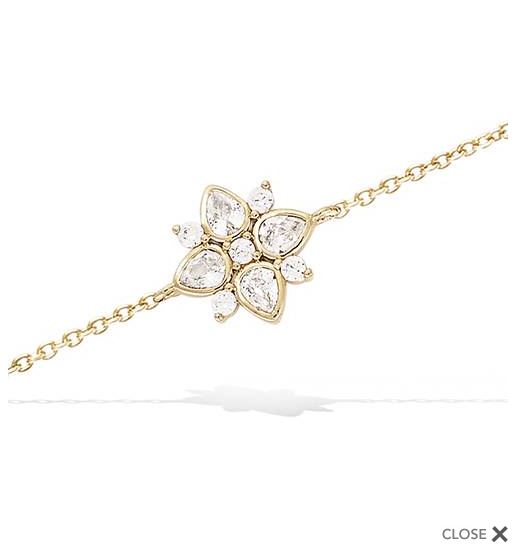 BRA Plaqué Or – 32EC0470CZ
