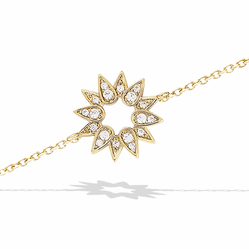 Bracelet en plaqué or – 32ED0770CZ