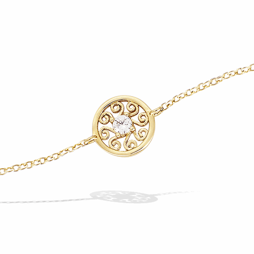 Bracelet en plaqué or – 32ED0880CZ
