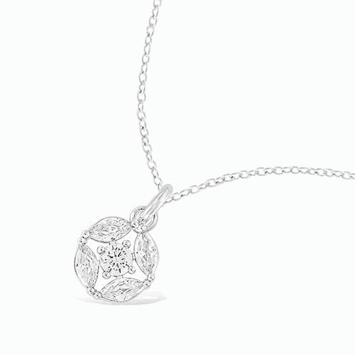 Pendentif argent rh 61EC0060CZ