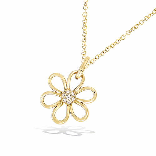 Pendentif en plaqué or – 62EC1090CZ