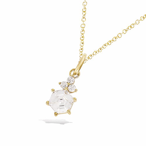 Pendentif en plaqué or – 62ED0640CZ