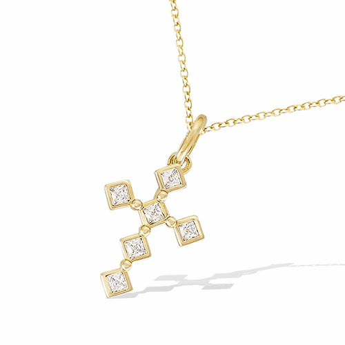 Pendentif en plaqué or – 62ED1190CZ