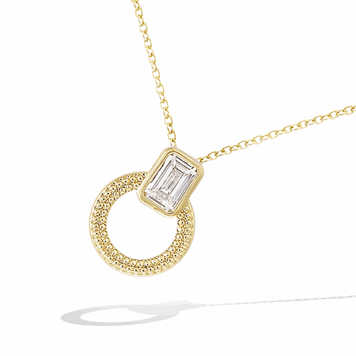Pendentif en plaqué or – 62ED1220CZ