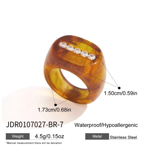 BAGUE ACIER REF BG0107027-BR-7