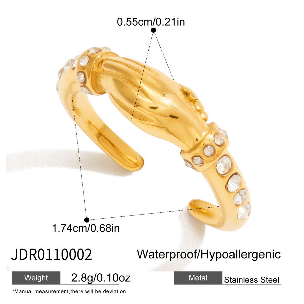 Bague en acier - BG0110002