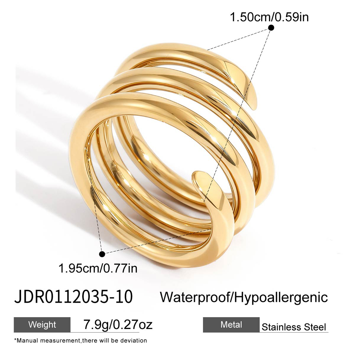Bague en acier - BG0112035-10