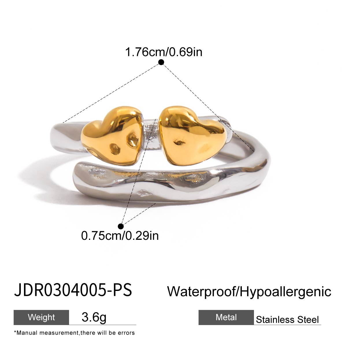Bague en acier - BG0304005-PS