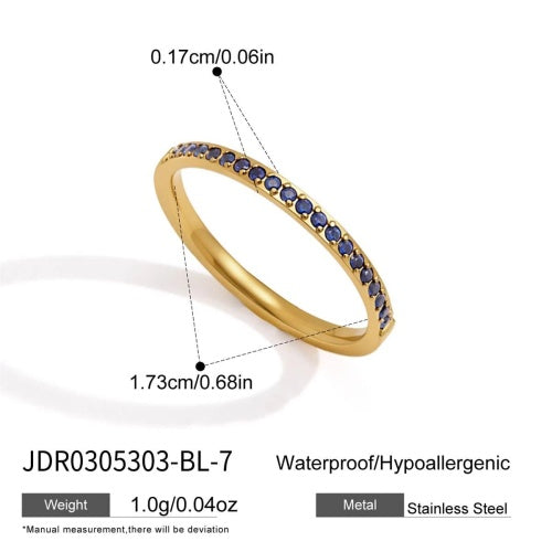 Bague en acier – BG0305303-BL-7