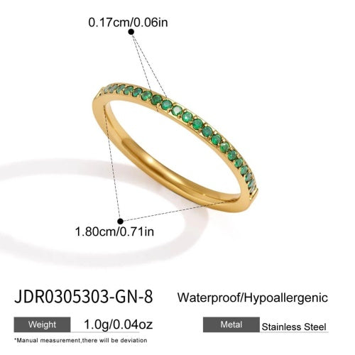 Bague en acier – BG0305303-GN-8