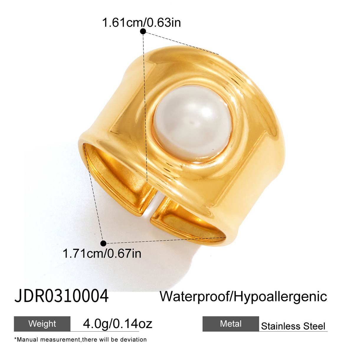 Bague en acier - BG0310004
