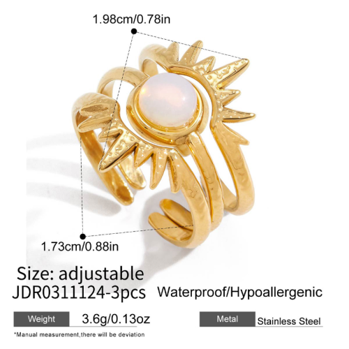 Bague en acier – BG0311124-3PCS