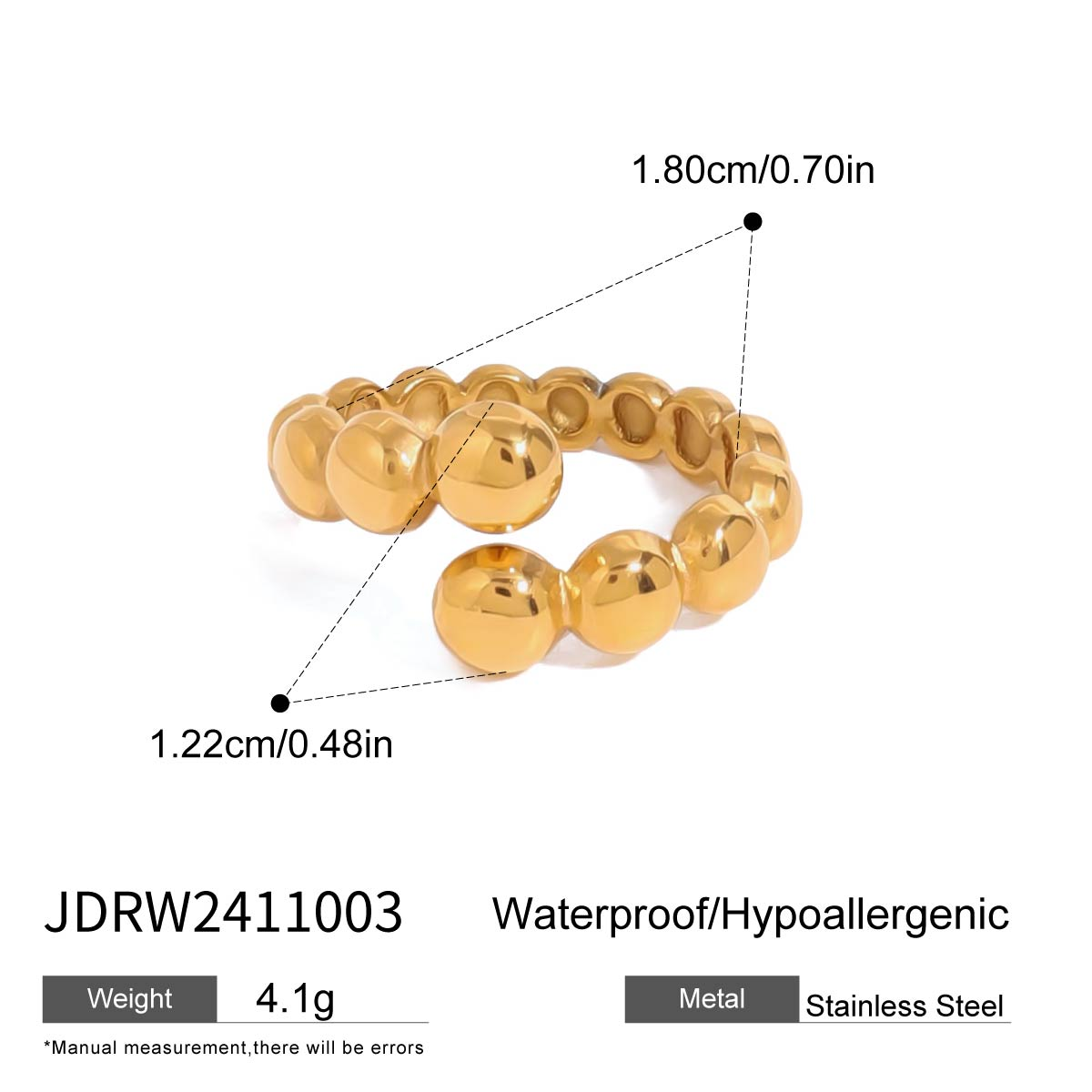 Bague en acier - BGW2411003