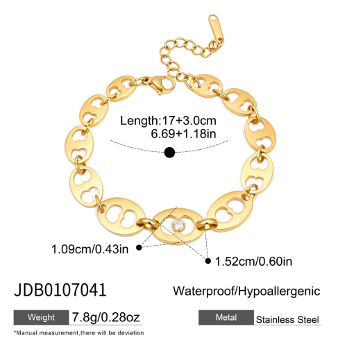 BRACELET ACIER REF BR0107041