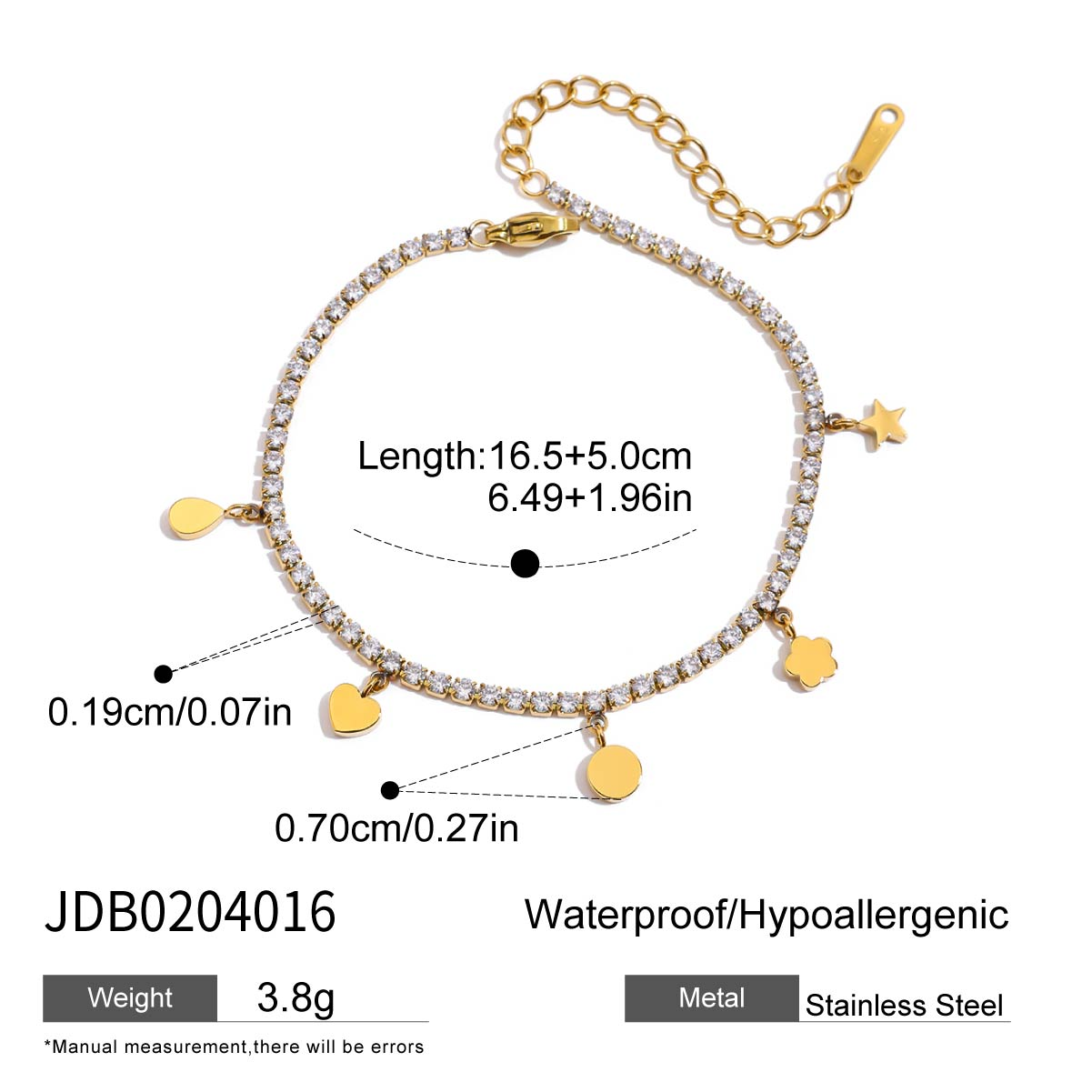 Bracelet en acier - BR0204016