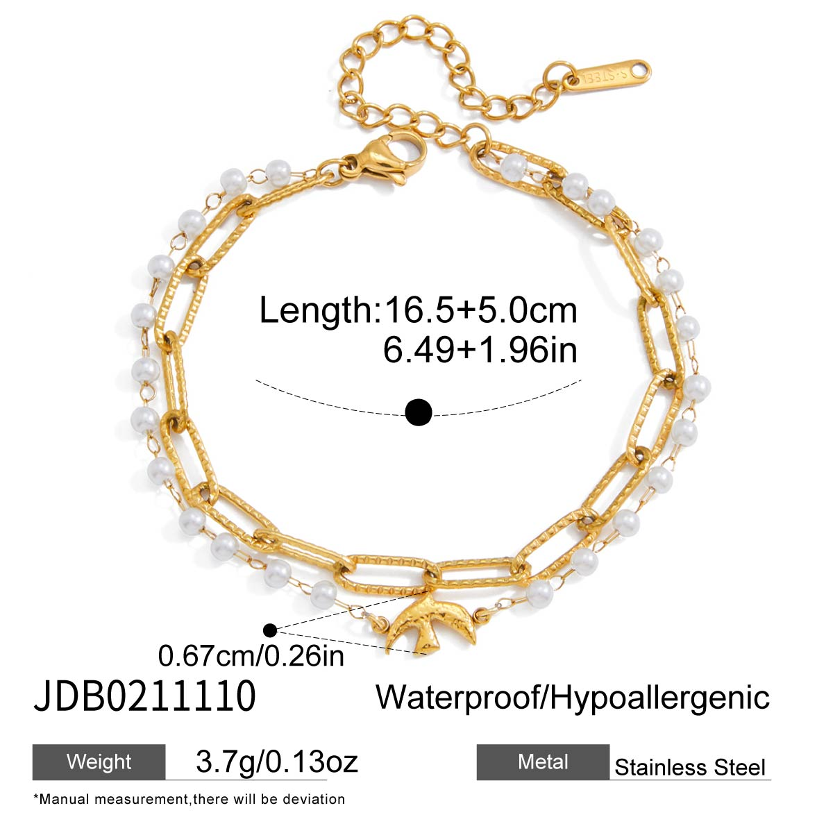 Bracelet en acier – BR0211110