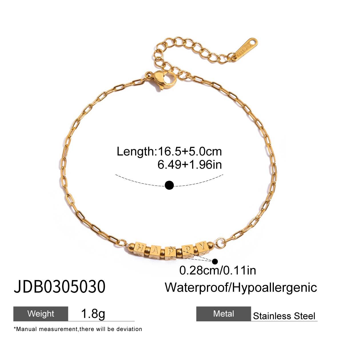 Bracelet en acier - BR0305030