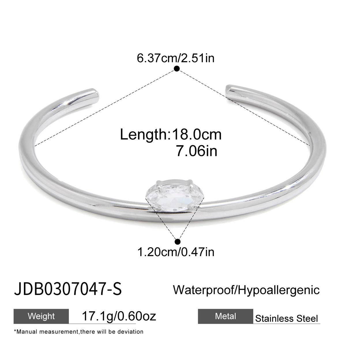 Bracelet en acier – BR0307047-S