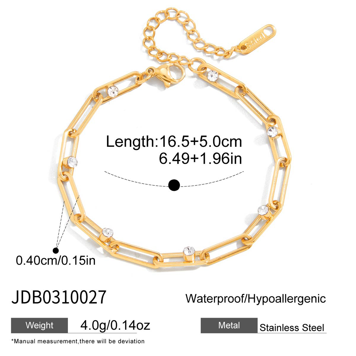 Bracelet en acier – BR0310027