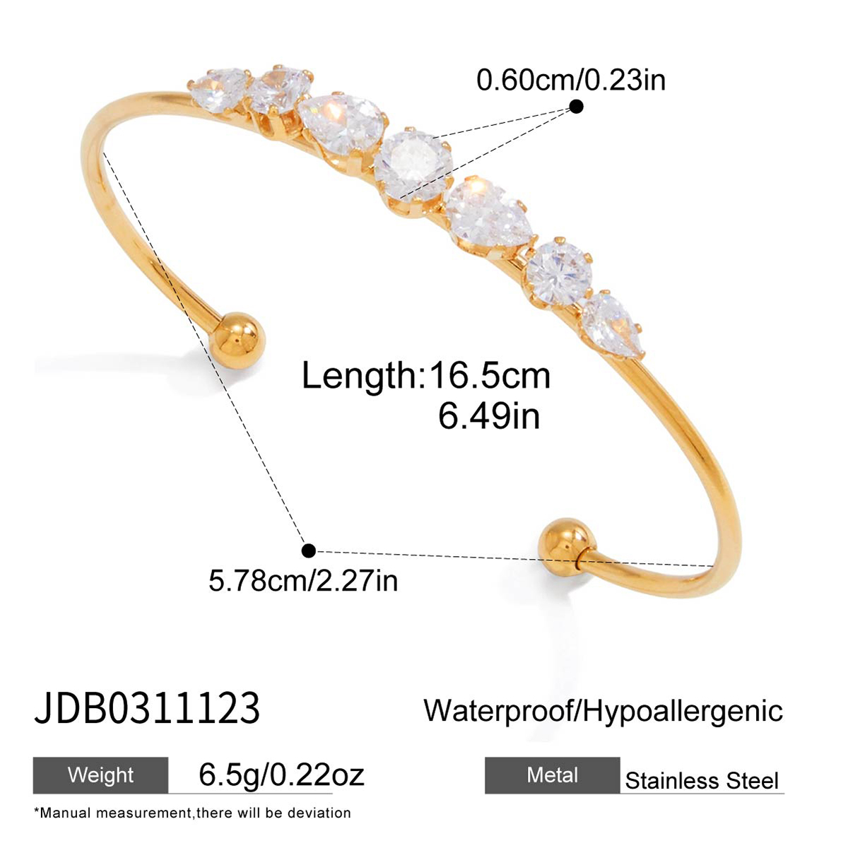 Bracelet en acier – BR0311123
