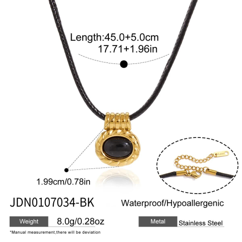 COLLIER ACIER REF COL0107034-BK
