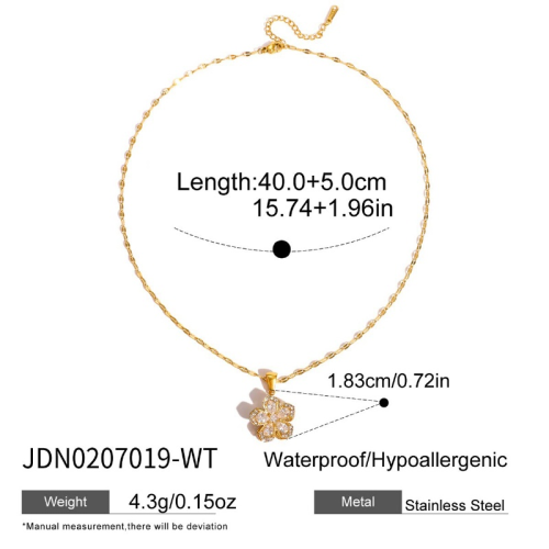 Collier en acier – COL0207019-WT