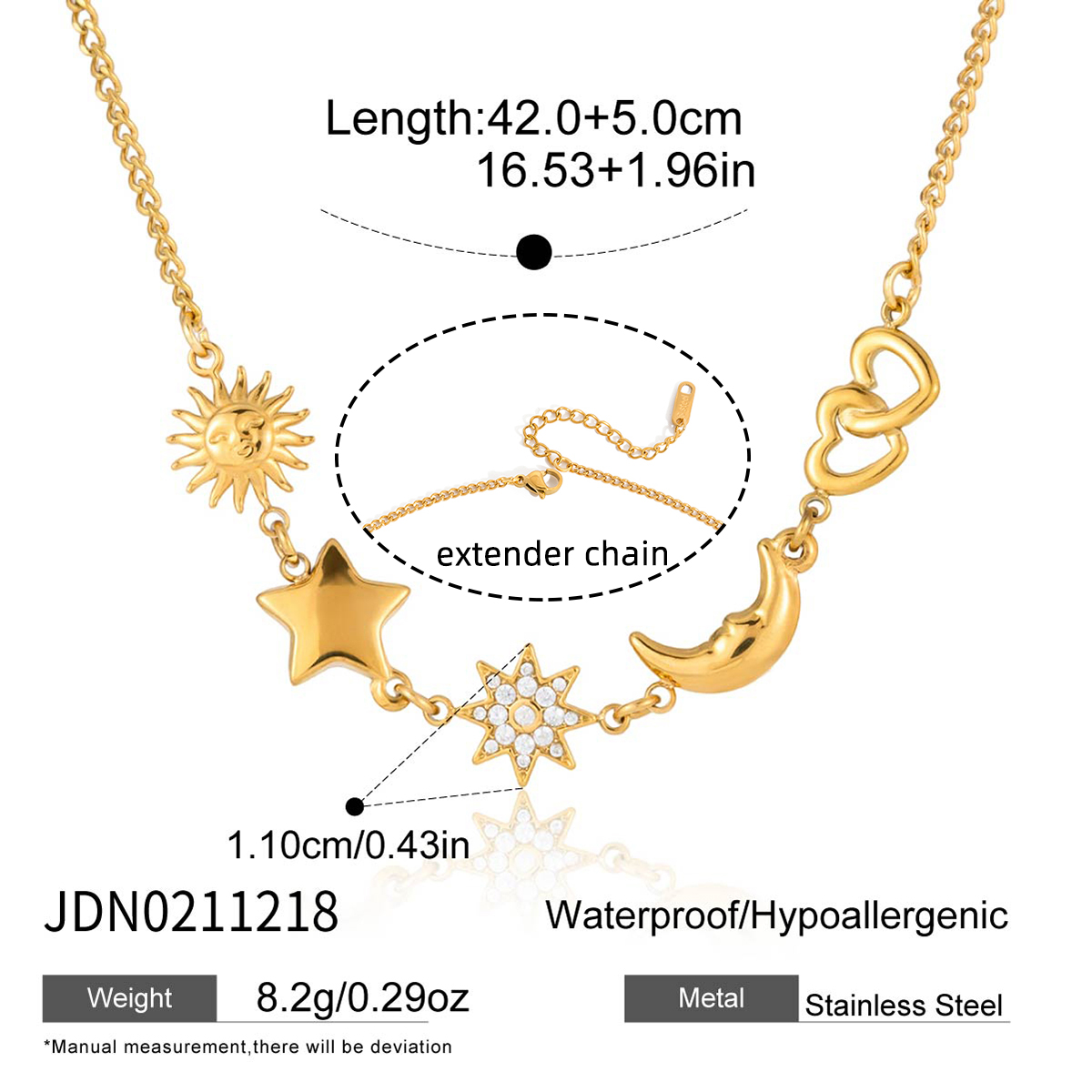Collier en acier – COL0211218