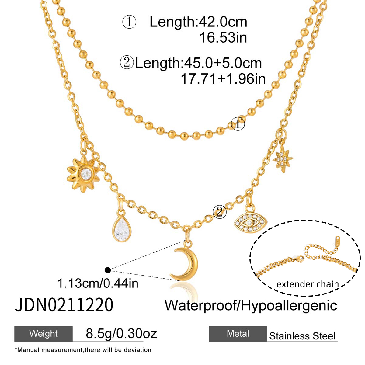 Collier en acier – COL0211220