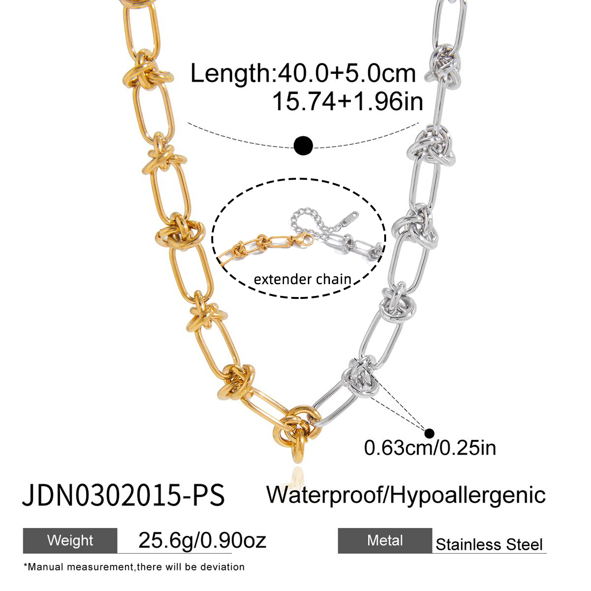 Collier en acier – COL0302015-PS