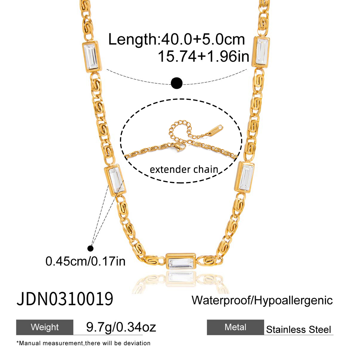 Collier en acier – COL0310019