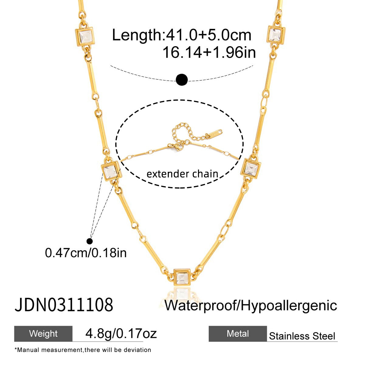 Collier en acier – COL0311108