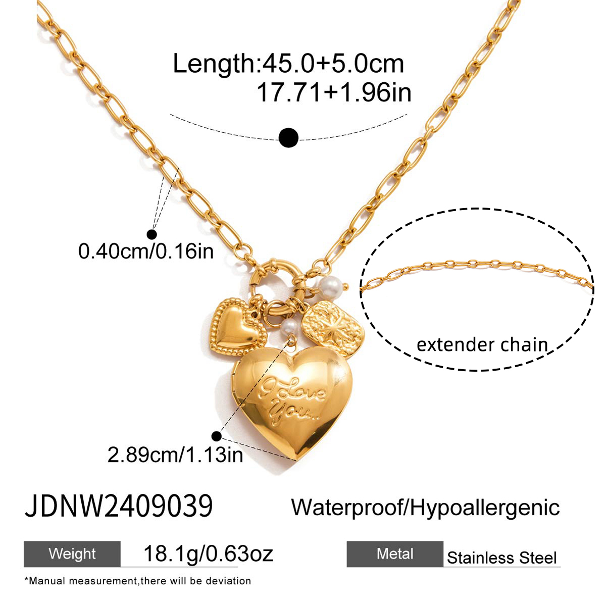 Collier en acier - COLW2409039