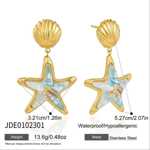Boucles d’oreilles en acier – E0102301