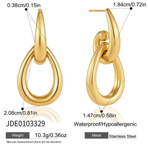 Boucles d’oreilles en acier – E0103329