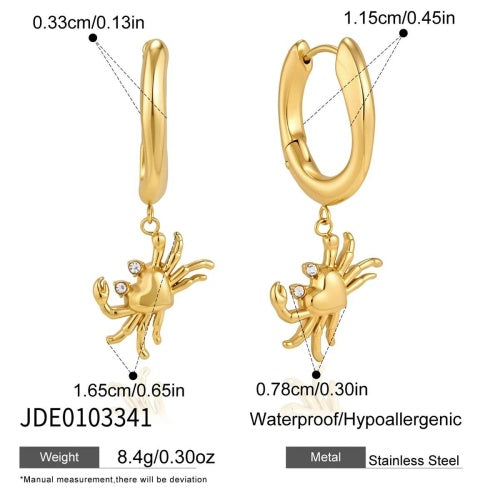 Boucles d’oreilles en acier – E0103341