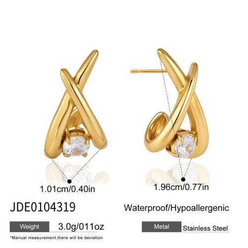 Boucles d’oreilles en acier – E0104319