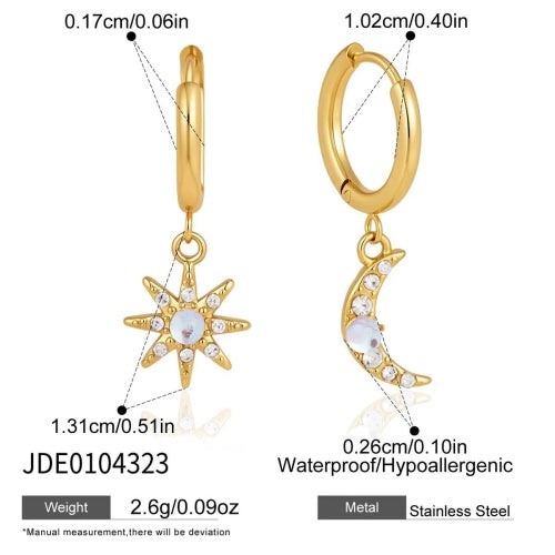 Boucles d’oreilles en acier – E0104323